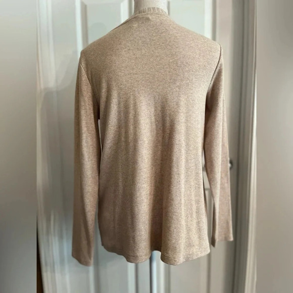 Rafaella Tan Asymmetrical Sweater Women’s Size Small Petite‎ - Picture 6 of 11